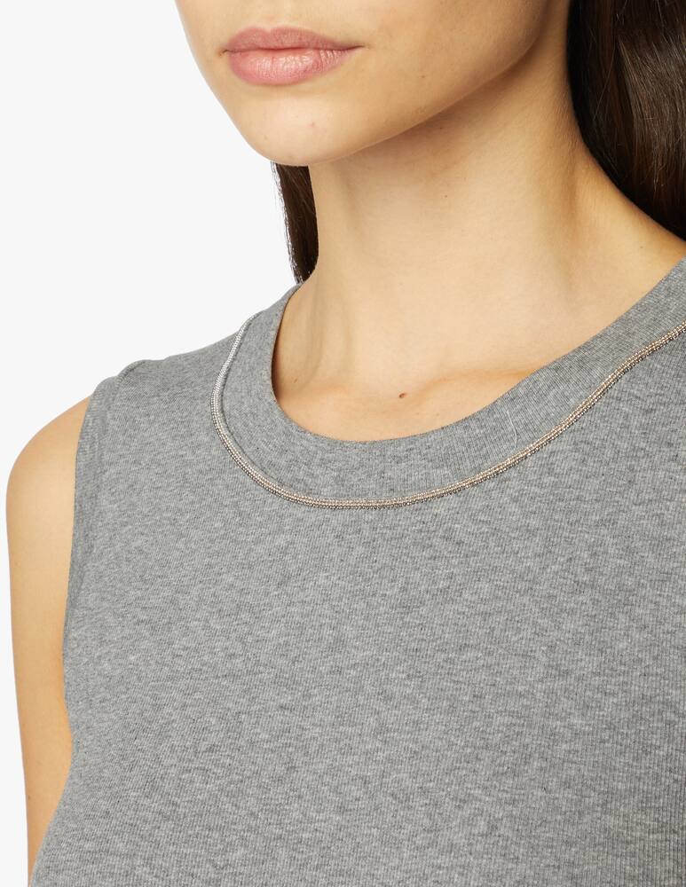 rinascente Peserico Cotton ribbed top