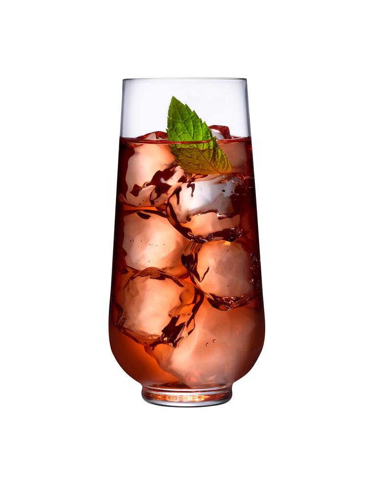 rinascente Nude Hepburn bicchiere long drink set da 4 - Trasparente