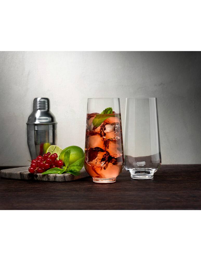 rinascente Nude Hepburn bicchiere long drink set da 4 - Trasparente