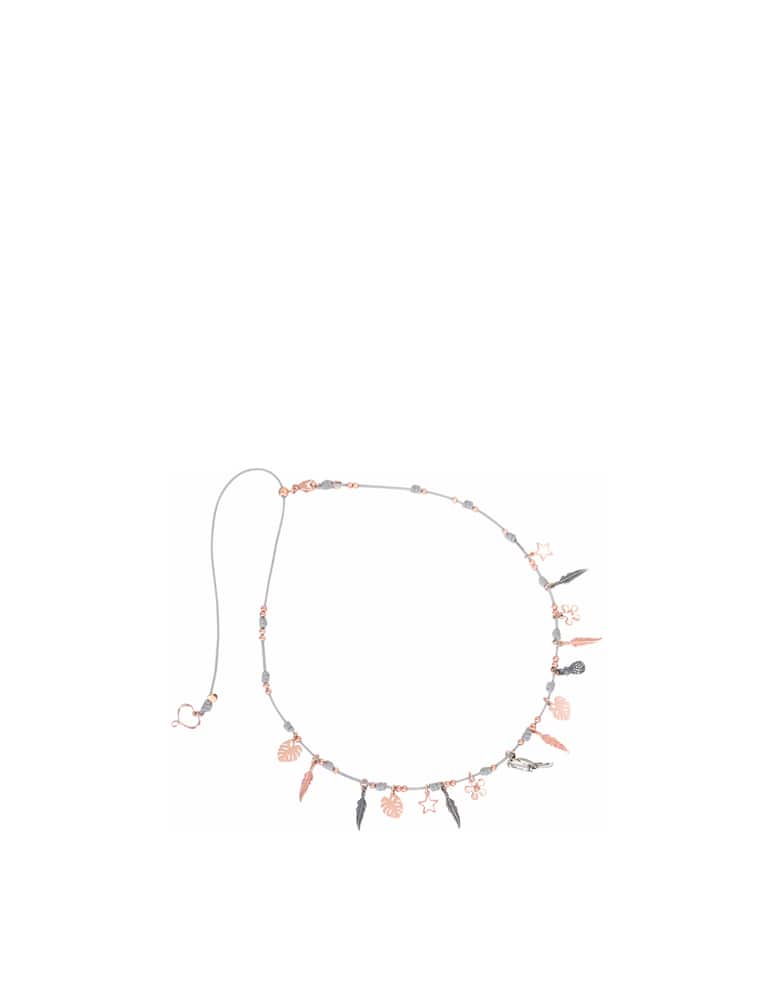Maman et Sophie Collana girocollo in nylon con pendenti - immagine 1 Maman et Sophie Collana girocollo in nylon con pendenti - immagine 1