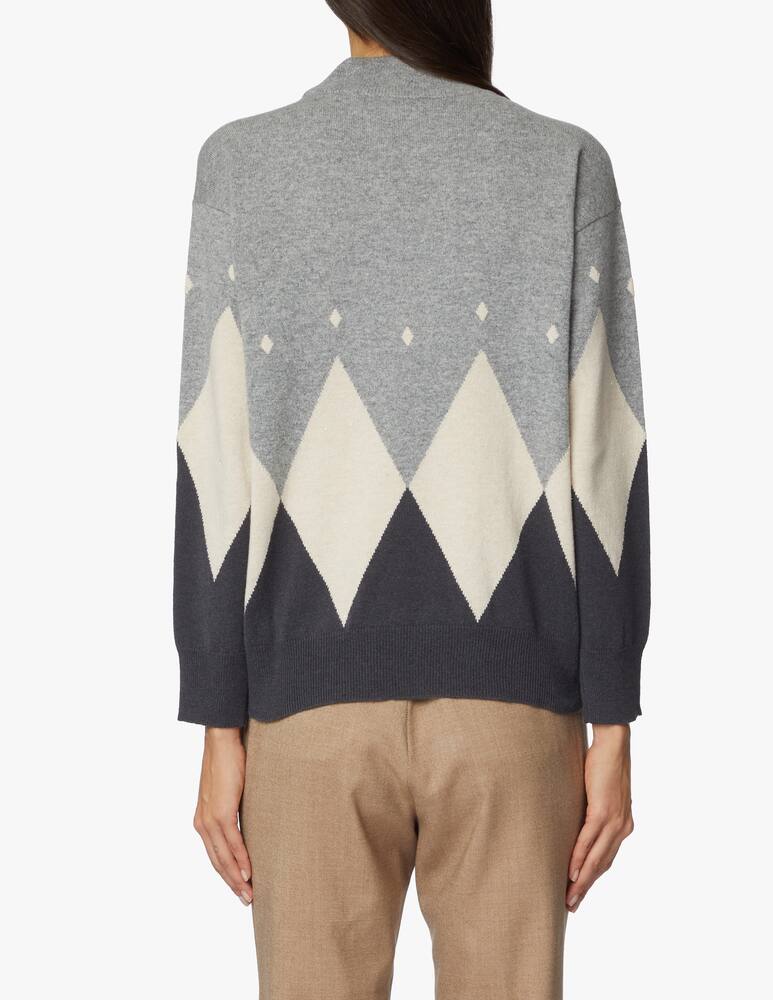 rinascente Peserico High neck wool blend jumper 