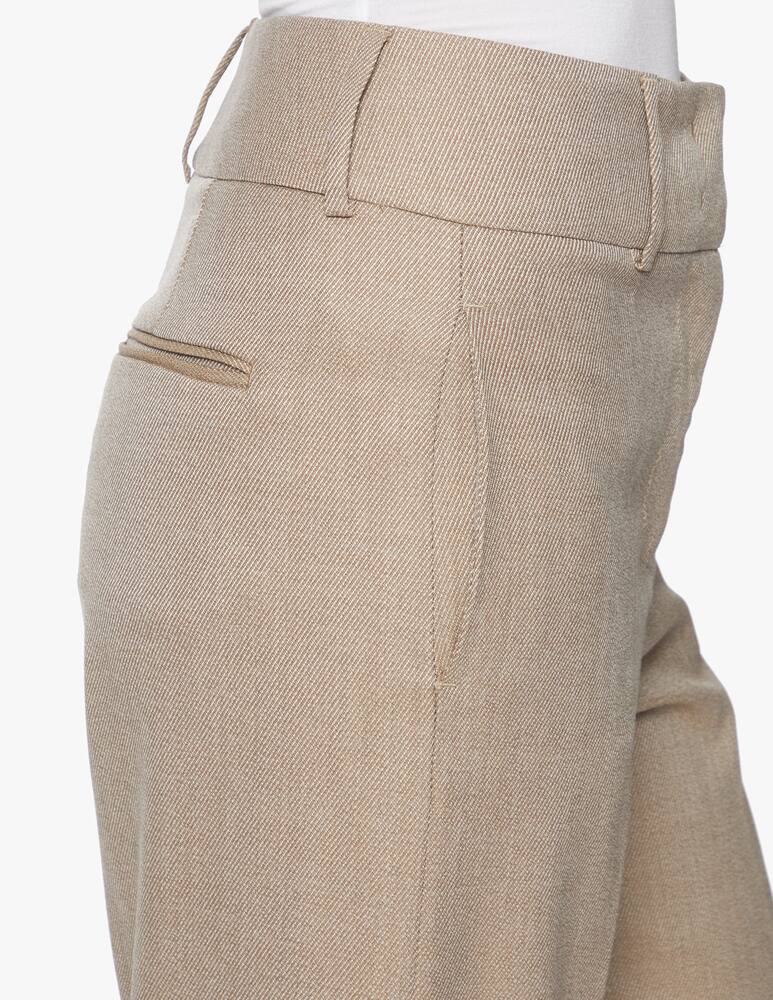 rinascente Peserico Cropped trousers lined with fleece wool 