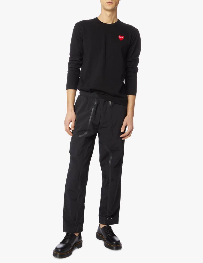 rinascente Comme des Garçons Play T-shirt play maniche lunghe con logo a cuore piccolo