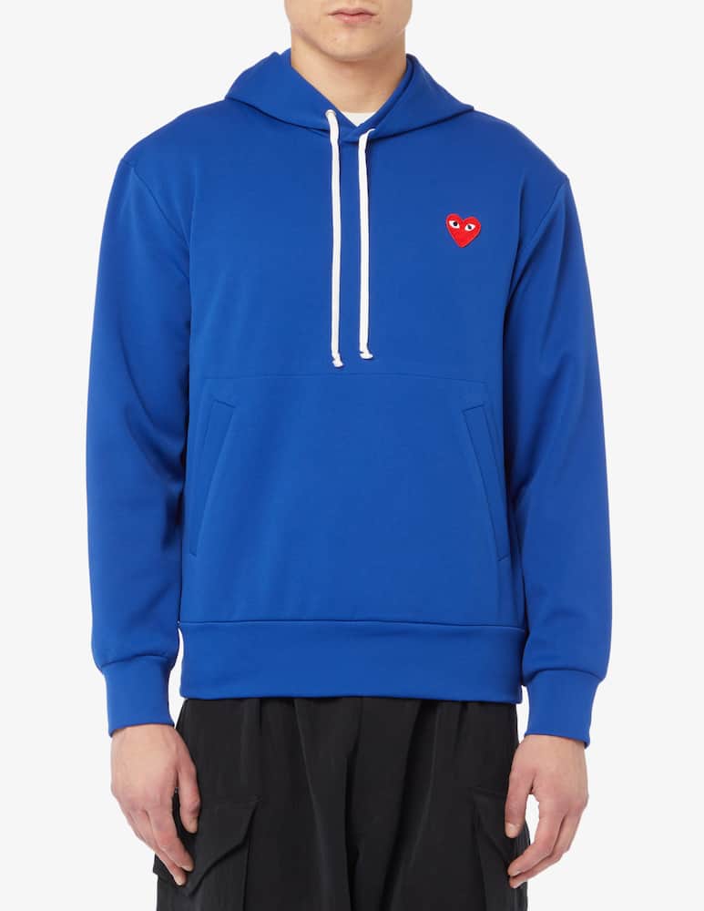 Comme des Garçons Play Felpa con cappuccio kangaroo - immagine 1 Comme des Garçons Play Felpa con cappuccio kangaroo - immagine 1