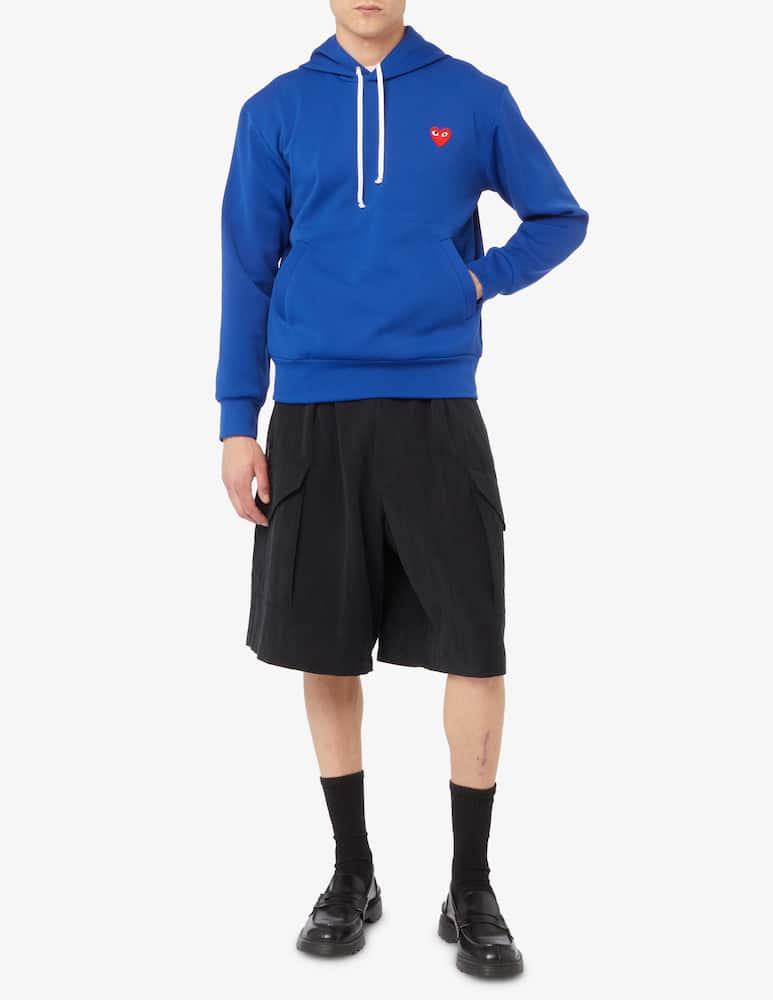 rinascente Comme des Garçons Play Felpa con cappuccio kangaroo