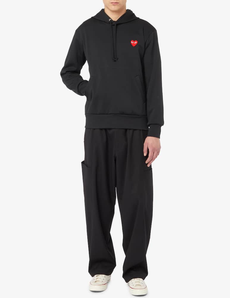 Comme des Garçons Play Felpa con cappuccio kangaroo - immagine 2 Comme des Garçons Play Felpa con cappuccio kangaroo - immagine 2