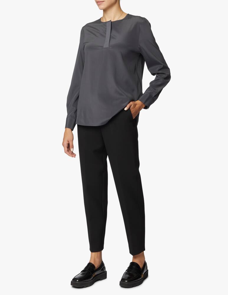 rinascente Peserico Pantalone in misto viscosa a vita alta