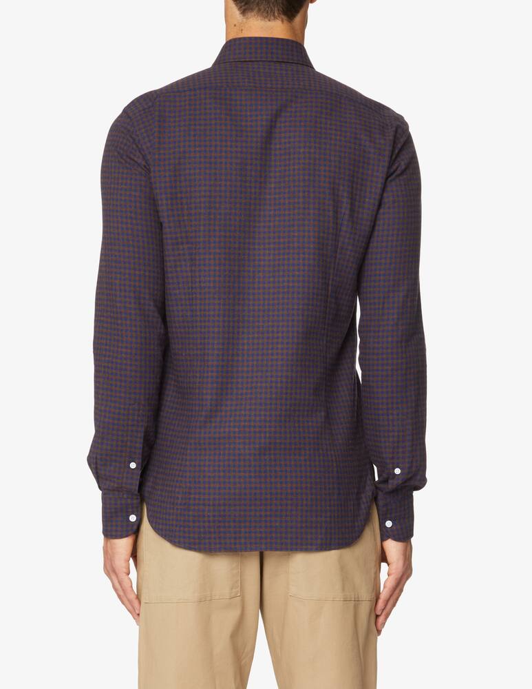 rinascente Delsiena Flannel checked shirt - Blue