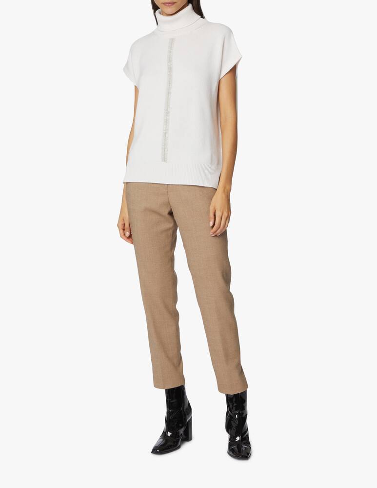 rinascente Peserico Wool jumper with chains