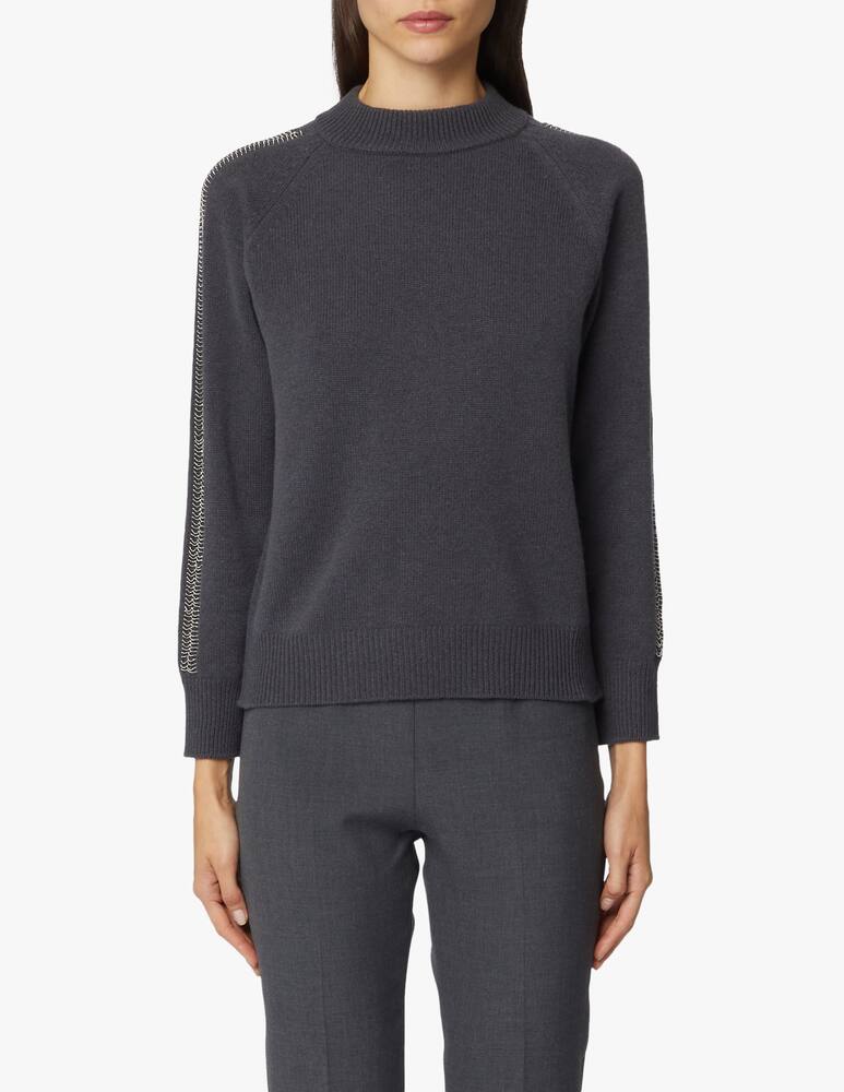 rinascente Peserico Wool jumper with chains