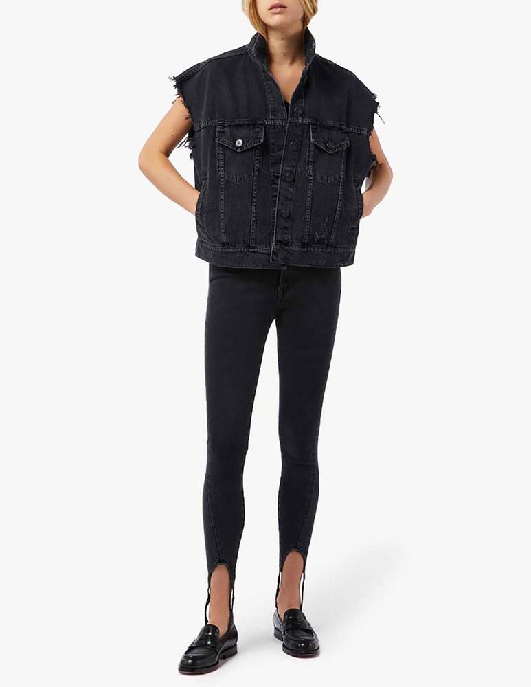 rinascente 3X1 Gilet oversize crop Susan - nero