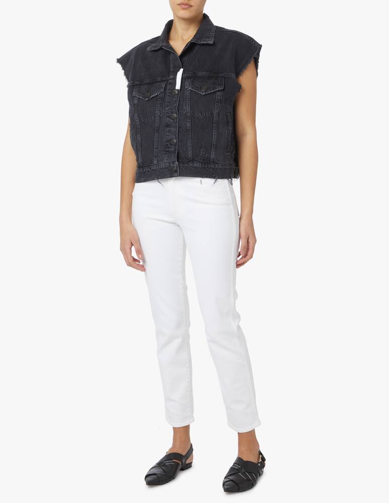 rinascente 3X1 Gilet oversize crop Susan - nero