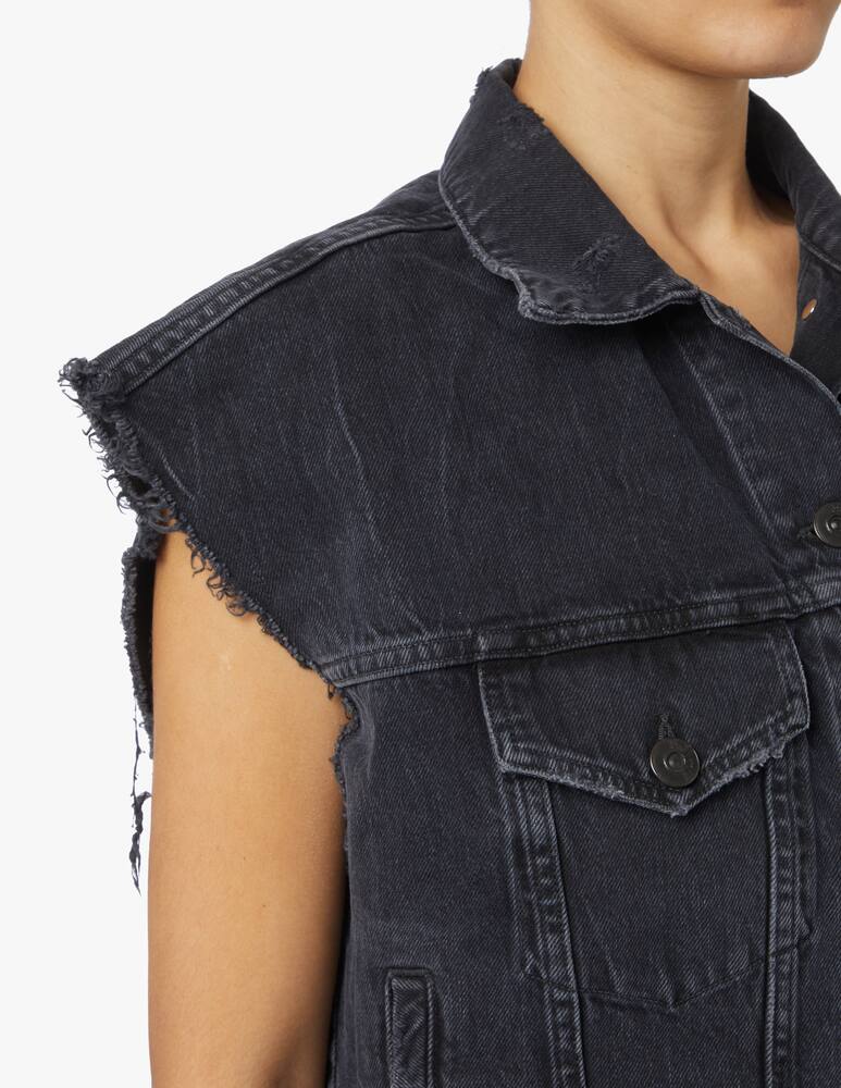 rinascente 3X1 Gilet oversize crop Susan - nero