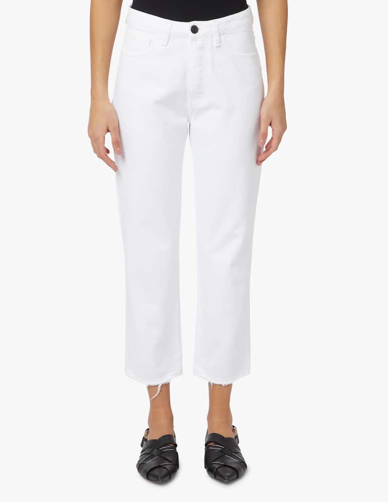 rinascente 3X1 Sabina girlfriend jeans - white