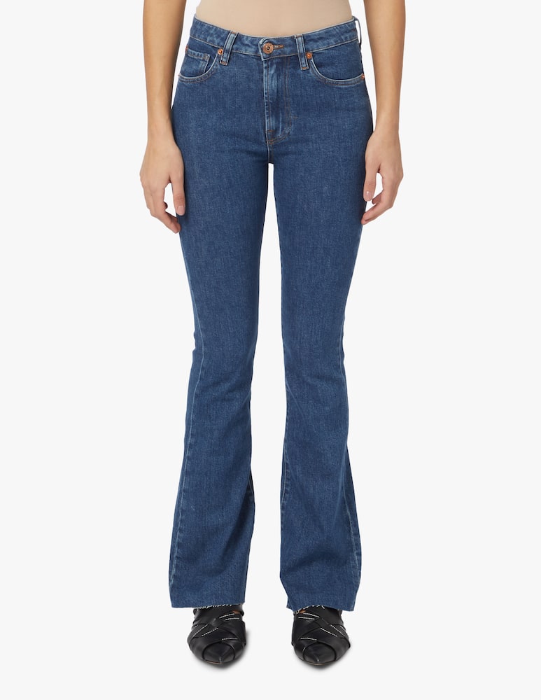 rinascente 3X1 Jeans a strappo Farrah - blu