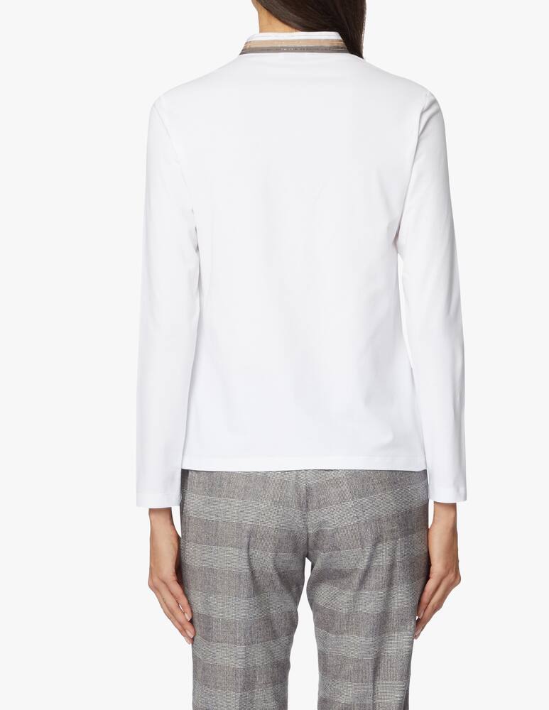 rinascente Peserico Camicia collo alla coreana