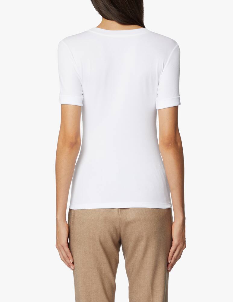 rinascente Peserico Cotton ribbed t-shirt