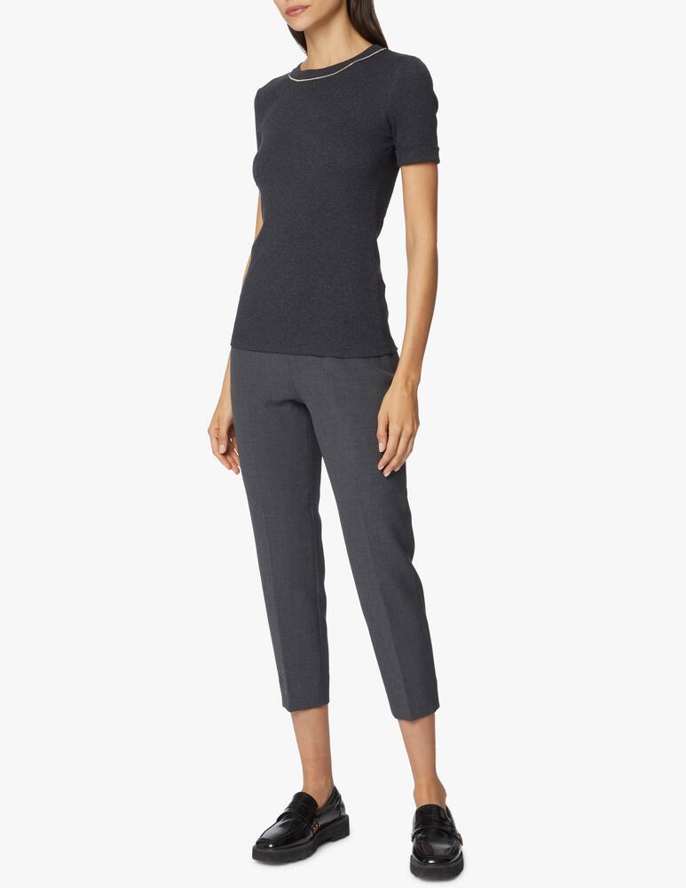 rinascente Peserico Cotton ribbed t-shirt