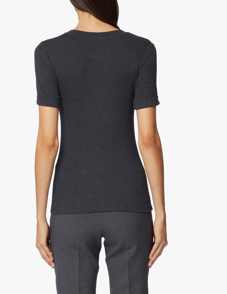 rinascente Peserico Cotton ribbed t-shirt