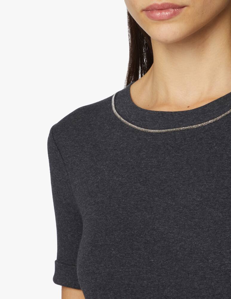 rinascente Peserico Cotton ribbed t-shirt