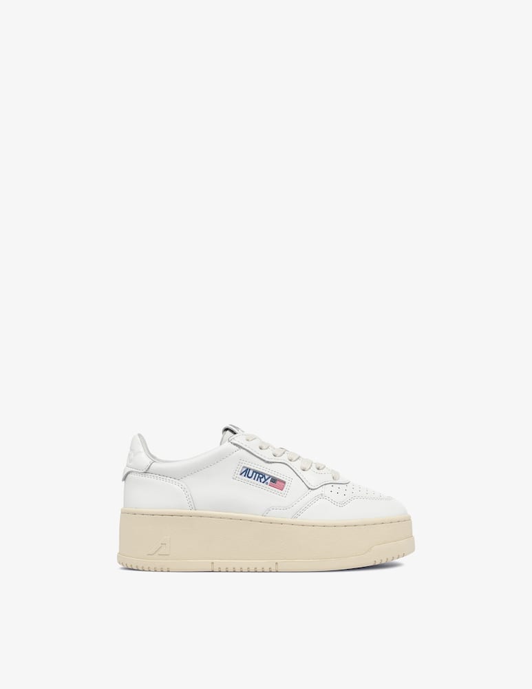 rinascente AUTRY Medalist platform leather sneakers