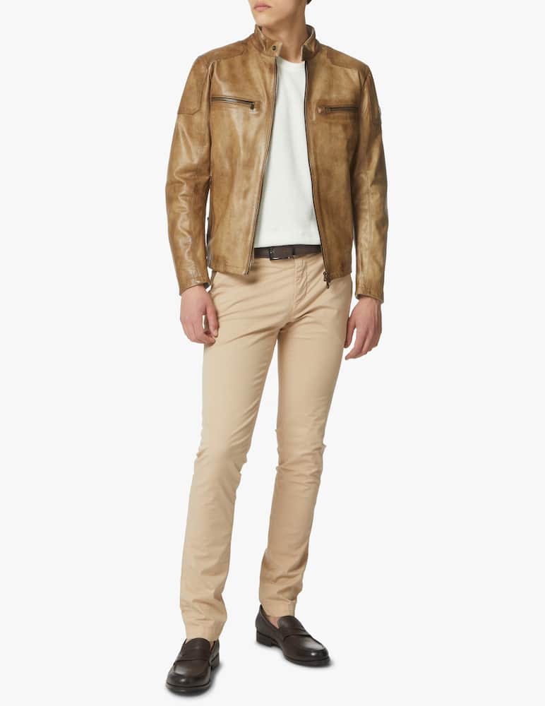 rinascente Matchless Giacca marlon in nappa - marrone