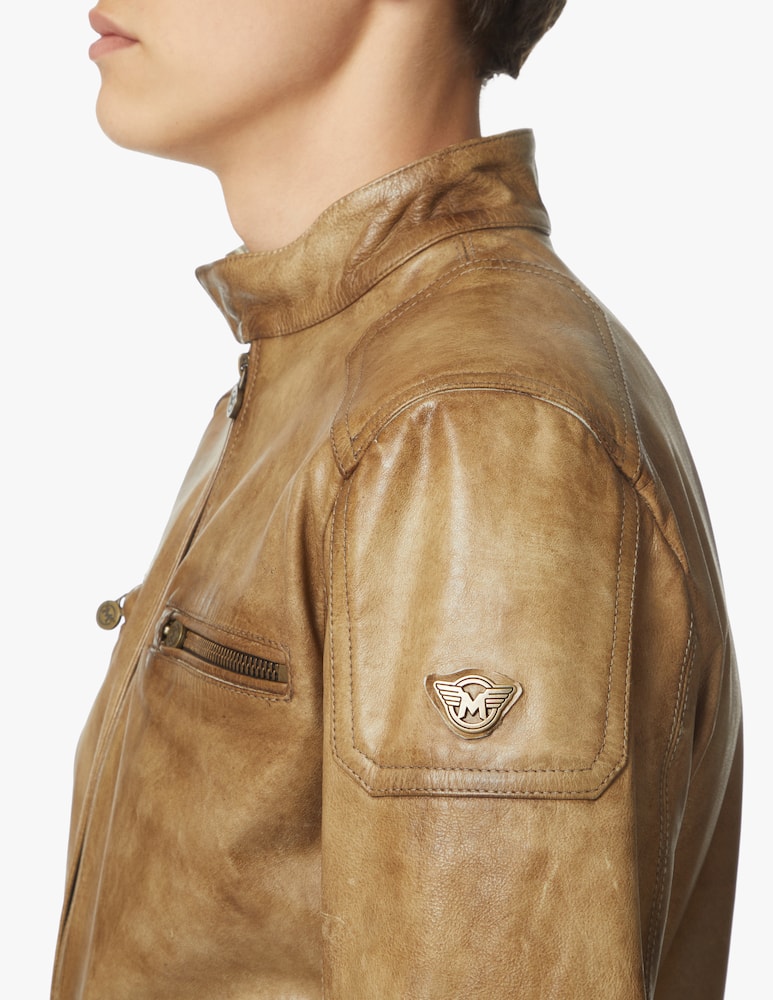 rinascente Matchless Giacca marlon in nappa - marrone