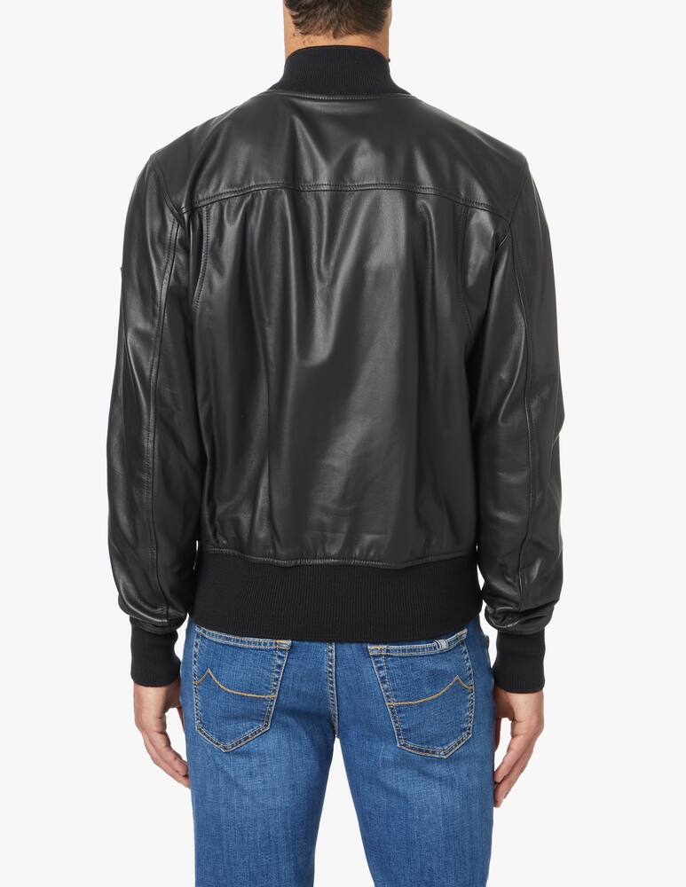 rinascente Matchless Corris bomber lthr - black