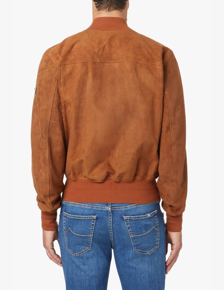 rinascente Matchless Giacca bomber ian in suede - marrone