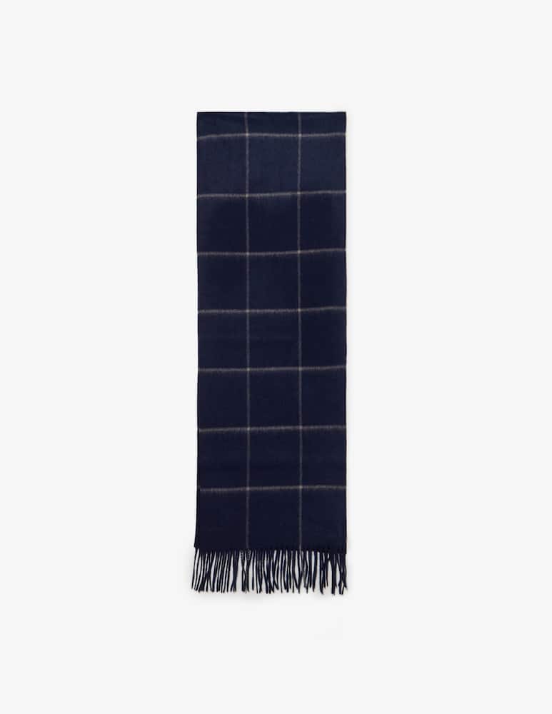 Pure Cashmere Checked cashmere scarf - picture 1 Pure Cashmere Checked cashmere scarf - picture 1