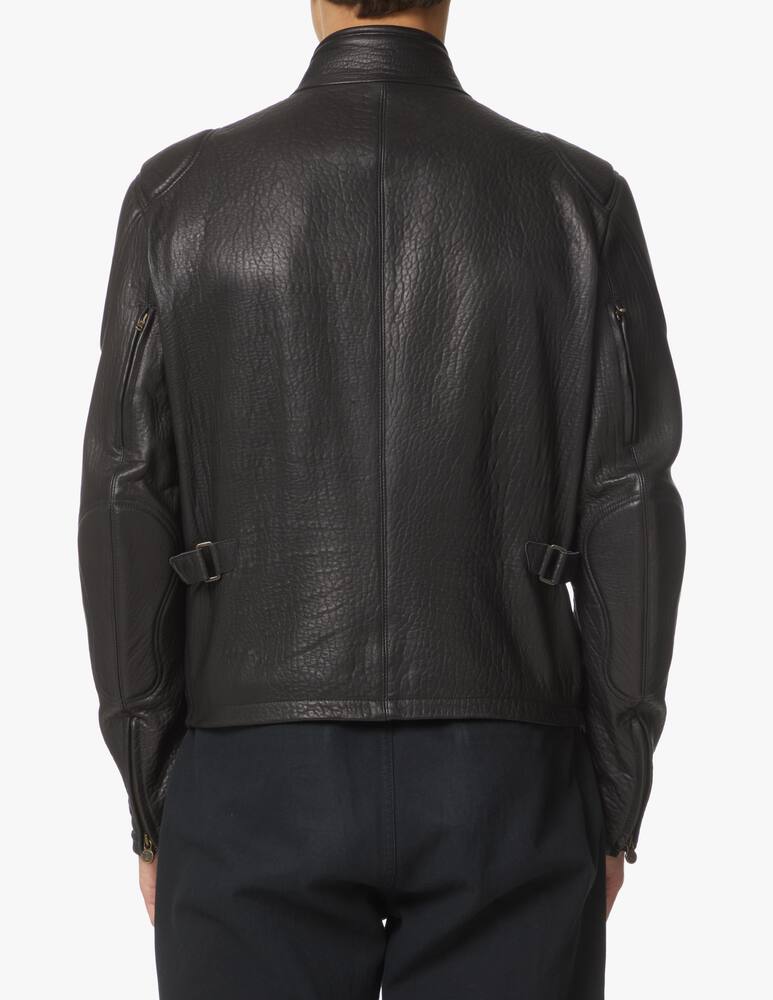 rinascente Matchless Giacca in pelle scura suburra - nero