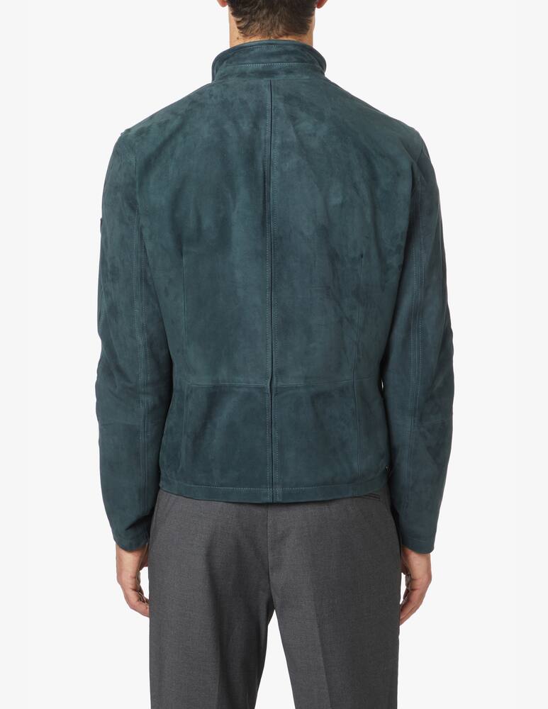 rinascente Matchless Giacca craig in suede - blu