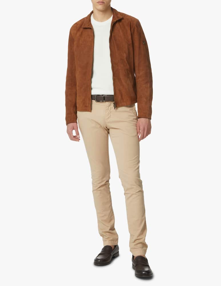 rinascente Matchless Craig blouson suede - brown