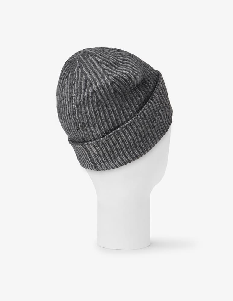 Pure Cashmere chunky ribbed beanie - picture 3 Pure Cashmere chunky ribbed beanie - picture 3