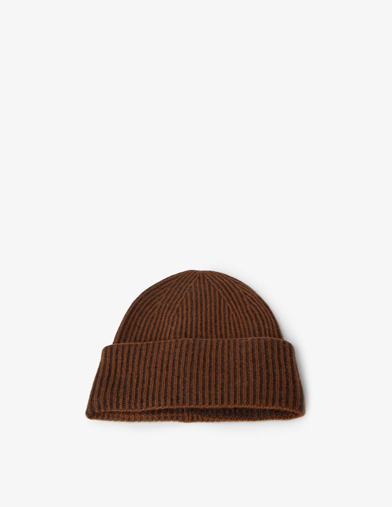 Pure Cashmere Ribbed beanie - picture 2 Pure Cashmere Ribbed beanie - picture 2