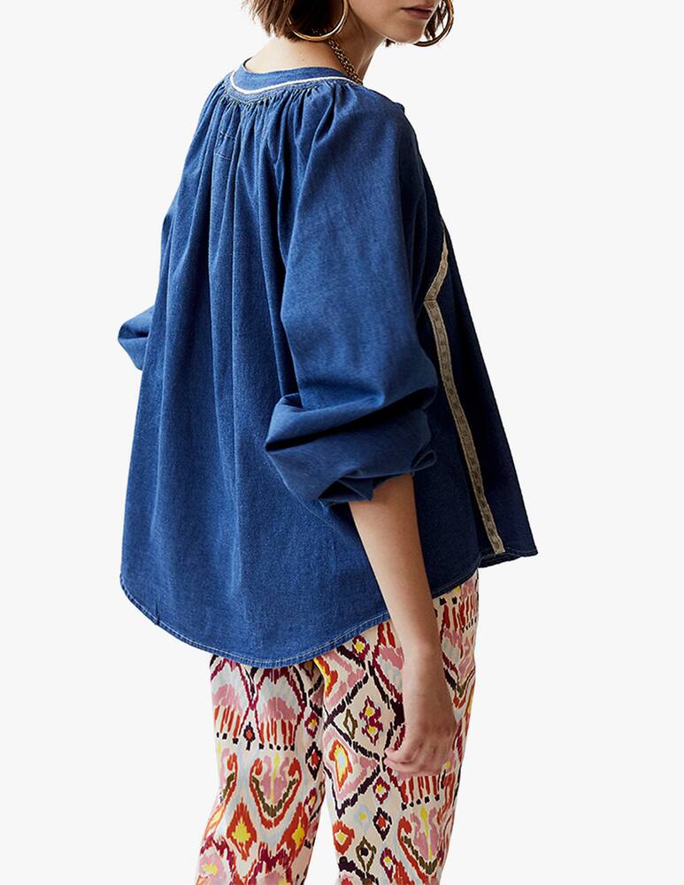 Shaft Muriel denim bluse - blue - picture 1 Shaft Muriel denim bluse - blue - picture 1
