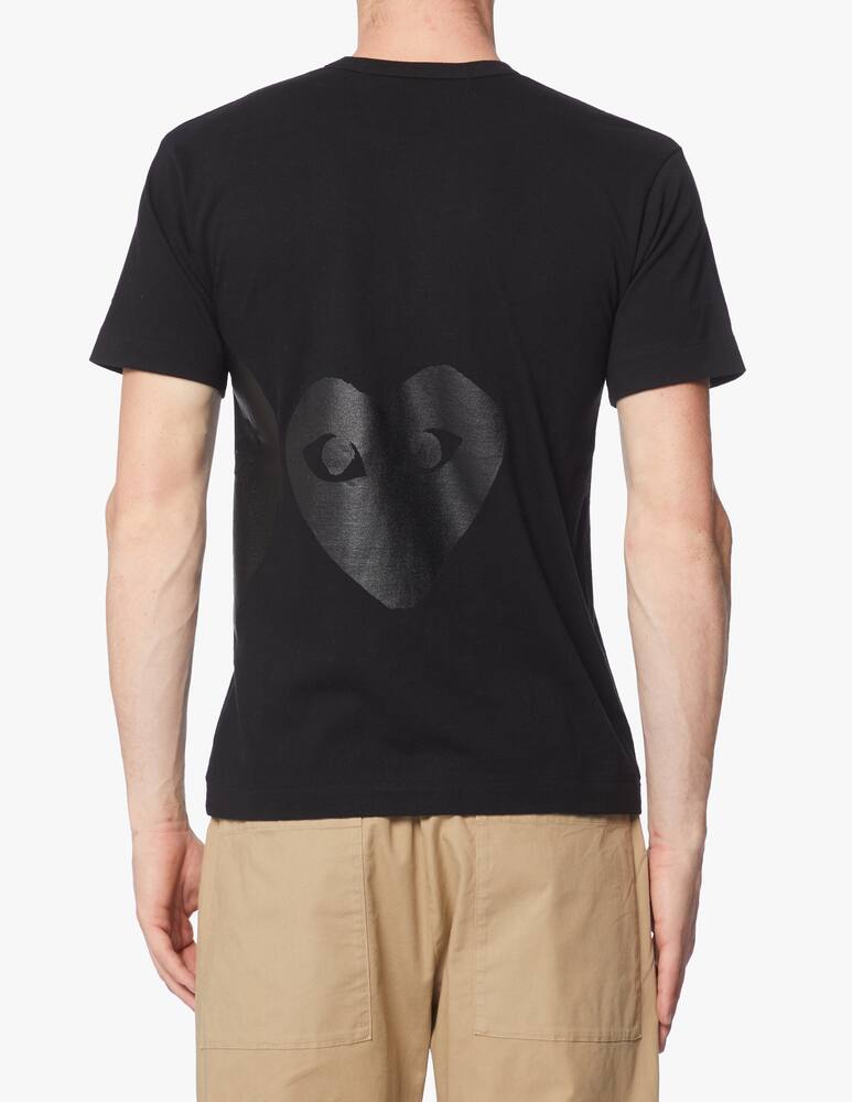 rinascente Comme des Garçons Play Play inverted heart print t-shirt - black