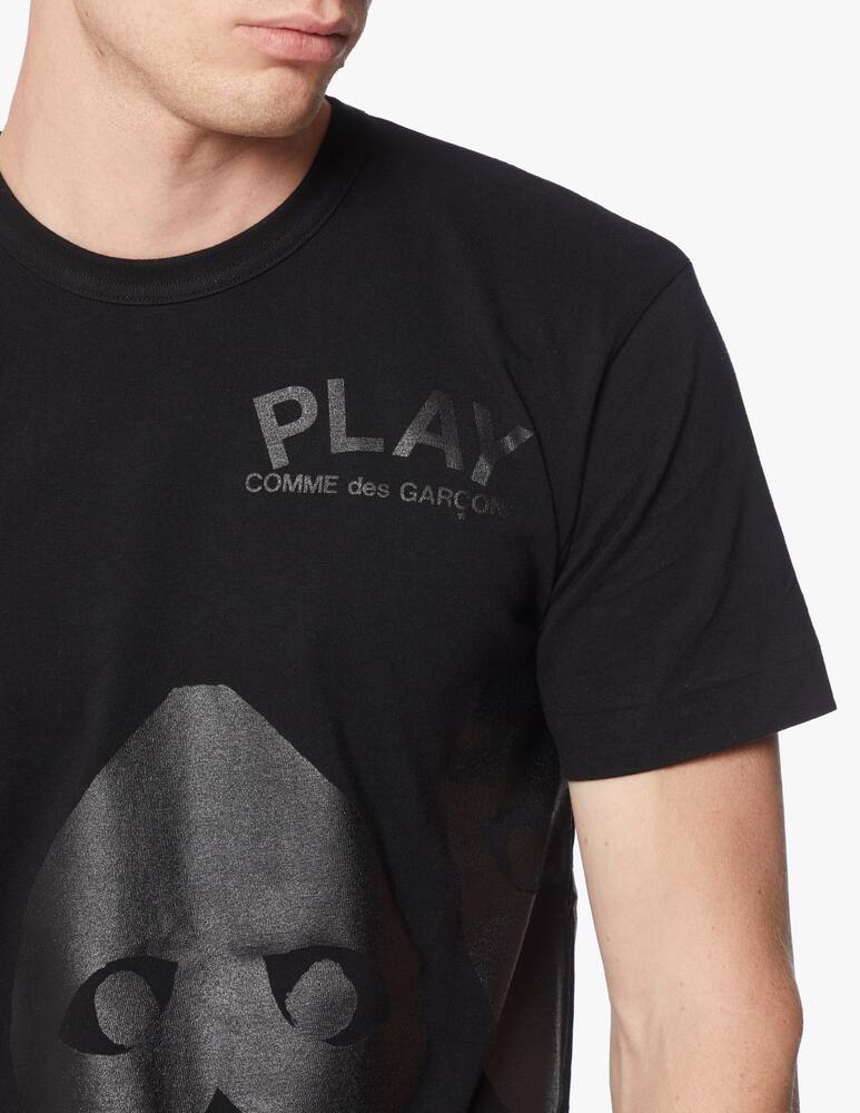 rinascente Comme des Garçons Play Play inverted heart print t-shirt - black