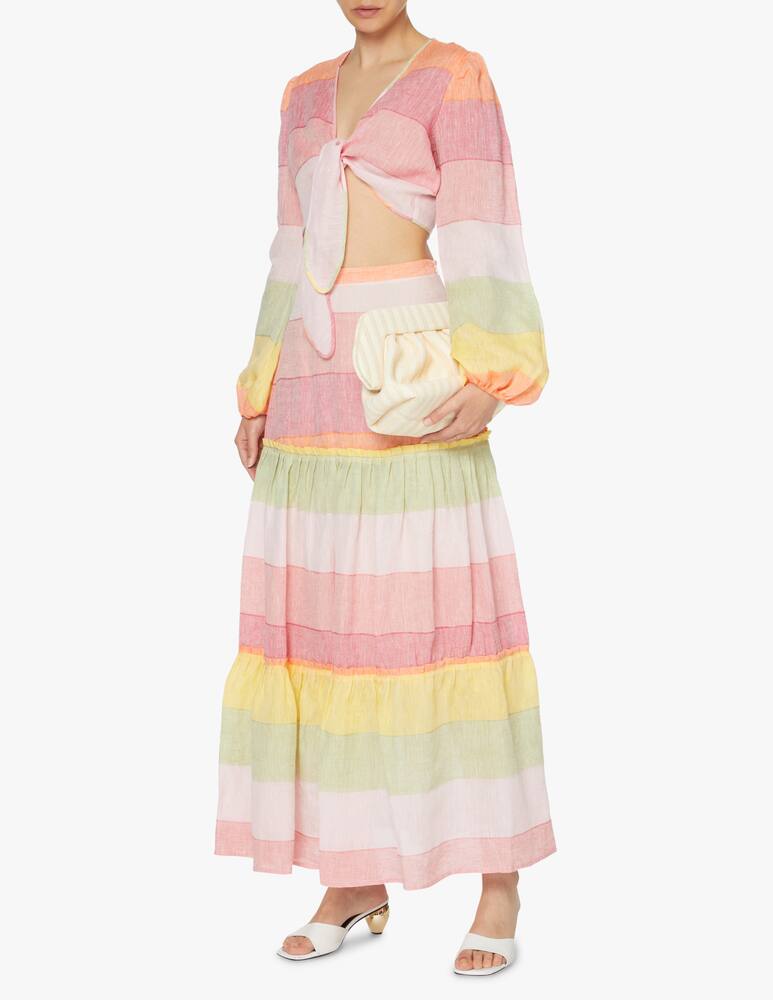 rinascente Amotea Susie linen blouse - pink