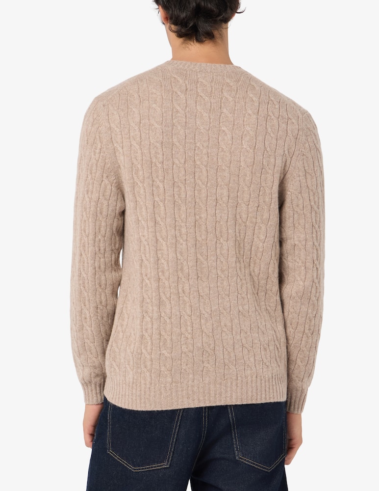 Pure Cashmere Maglia a treccia in cashmere - immagine 3 Pure Cashmere Maglia a treccia in cashmere - immagine 3