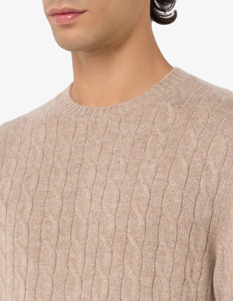 Pure Cashmere Maglia a treccia in cashmere - immagine 4 Pure Cashmere Maglia a treccia in cashmere - immagine 4