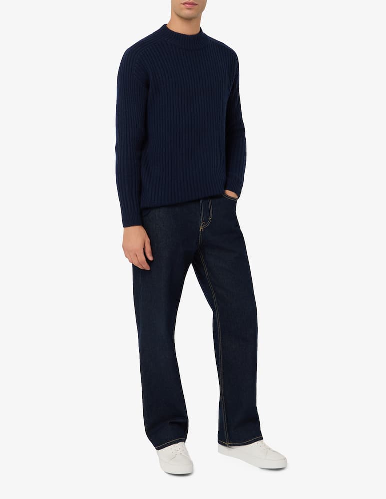 rinascente Pure Cashmere Maglia a costa inglese in cashmere