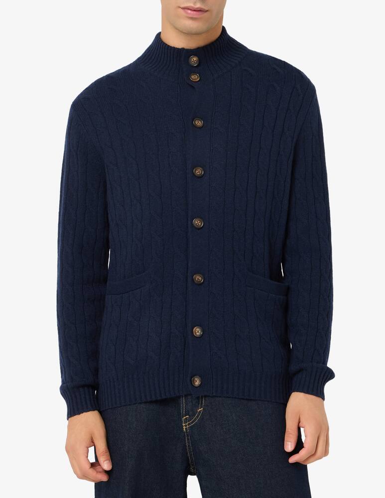 rinascente Pure Cashmere cardigan a trecce con bottoni in cashmere