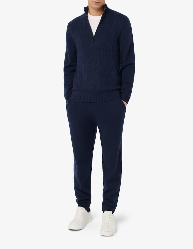 Pure Cashmere Maglia mezza zip in cashmere - immagine 2 Pure Cashmere Maglia mezza zip in cashmere - immagine 2