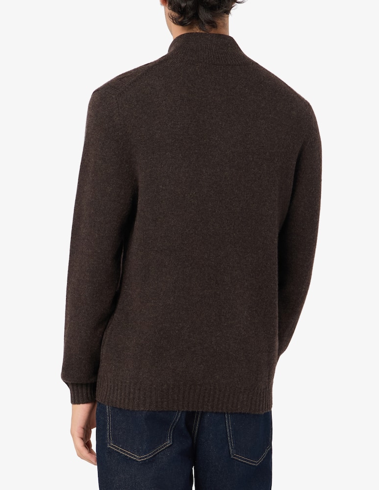 Pure Cashmere Maglia mezza zip in cashmere - immagine 3 Pure Cashmere Maglia mezza zip in cashmere - immagine 3