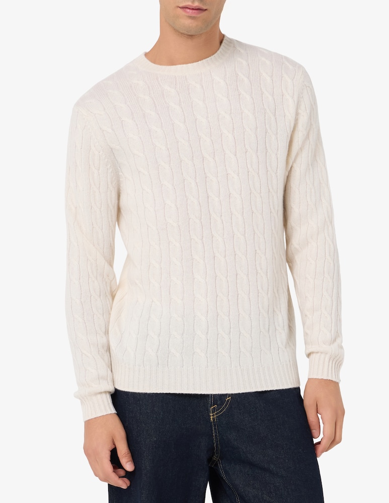 Pure Cashmere cable jumper - picture 1 Pure Cashmere cable jumper - picture 1