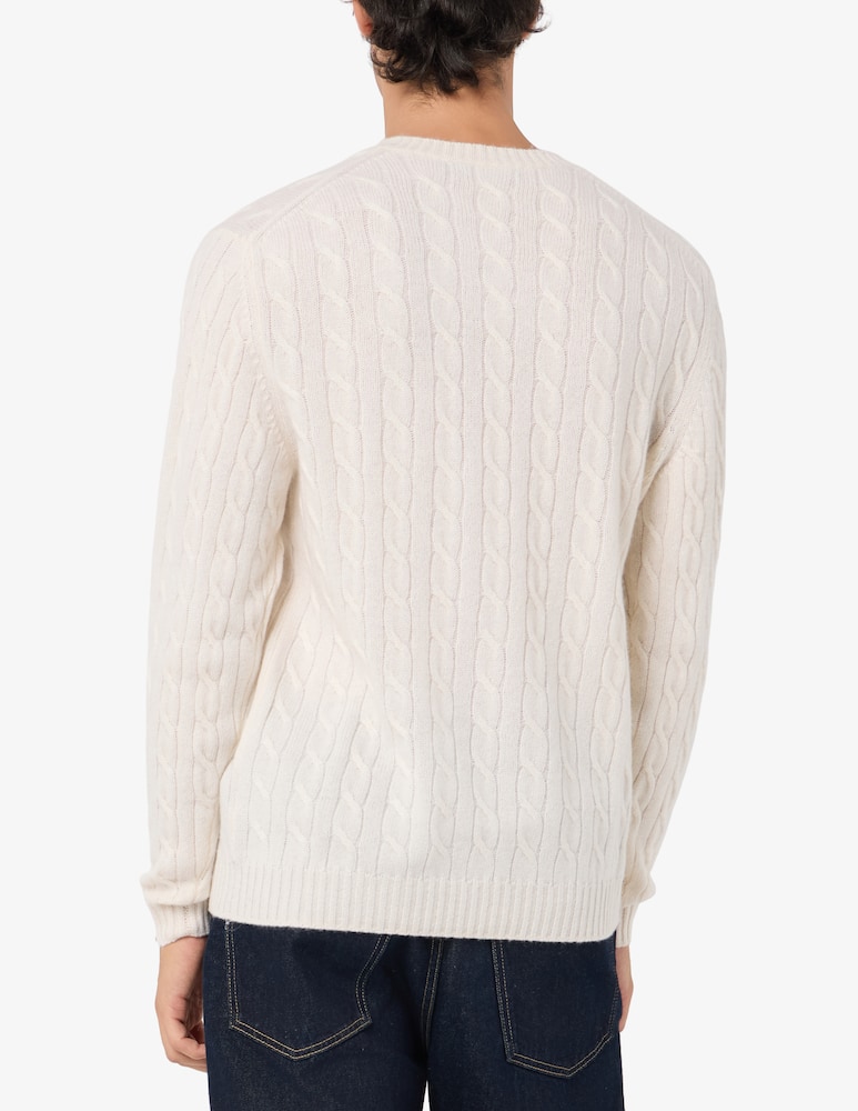 Pure Cashmere cable jumper - picture 3 Pure Cashmere cable jumper - picture 3