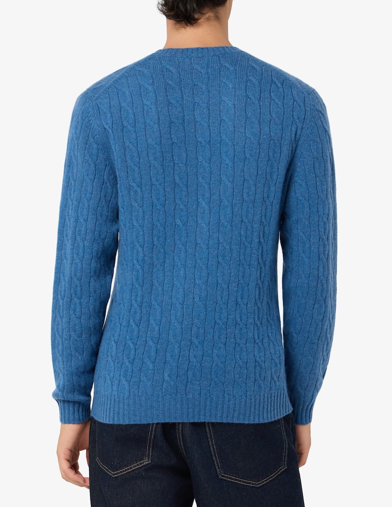 Pure Cashmere Maglia a treccia in cashmere - immagine 3 Pure Cashmere Maglia a treccia in cashmere - immagine 3