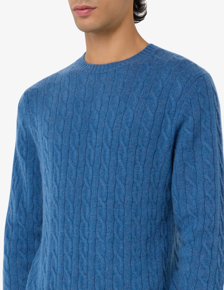 Pure Cashmere Maglia a treccia in cashmere - immagine 4 Pure Cashmere Maglia a treccia in cashmere - immagine 4