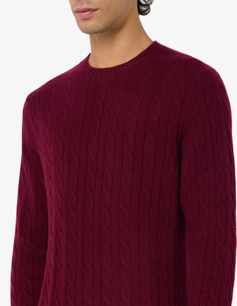 Pure Cashmere Cable knit jumper - picture 4 Pure Cashmere Cable knit jumper - picture 4